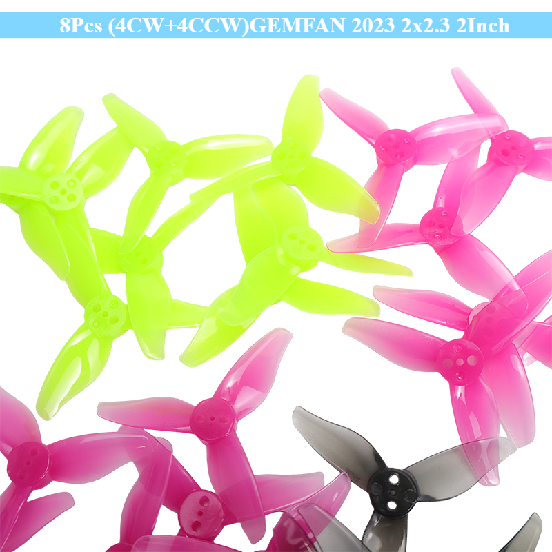 Drone Racing Gate - 8 adet (4CW+4CCW)GEMFAN 2023 2x2.3 2