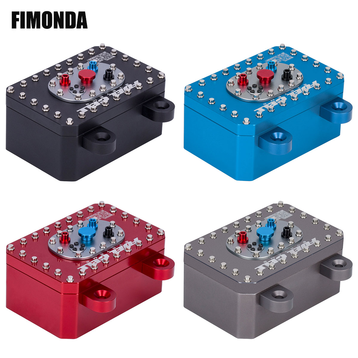 Drone Racing Receiver - Alüminyum Hücre Alıcı Kutusu/Elektrik Kutusu/Yakıt Tankı