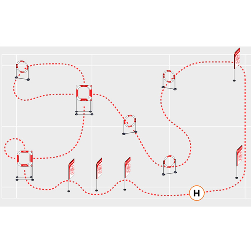 LDARC 560mm FPV Freestyle açık - Drone Racing Gate incelemesi ve fiyatı